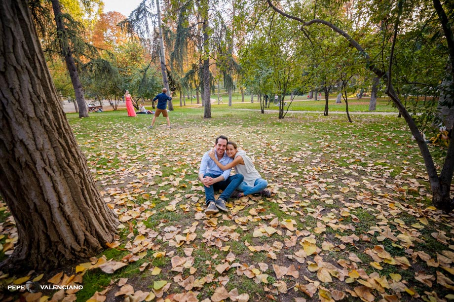 Fotos de Pedida de mano en el parque del Retiro de Madrid