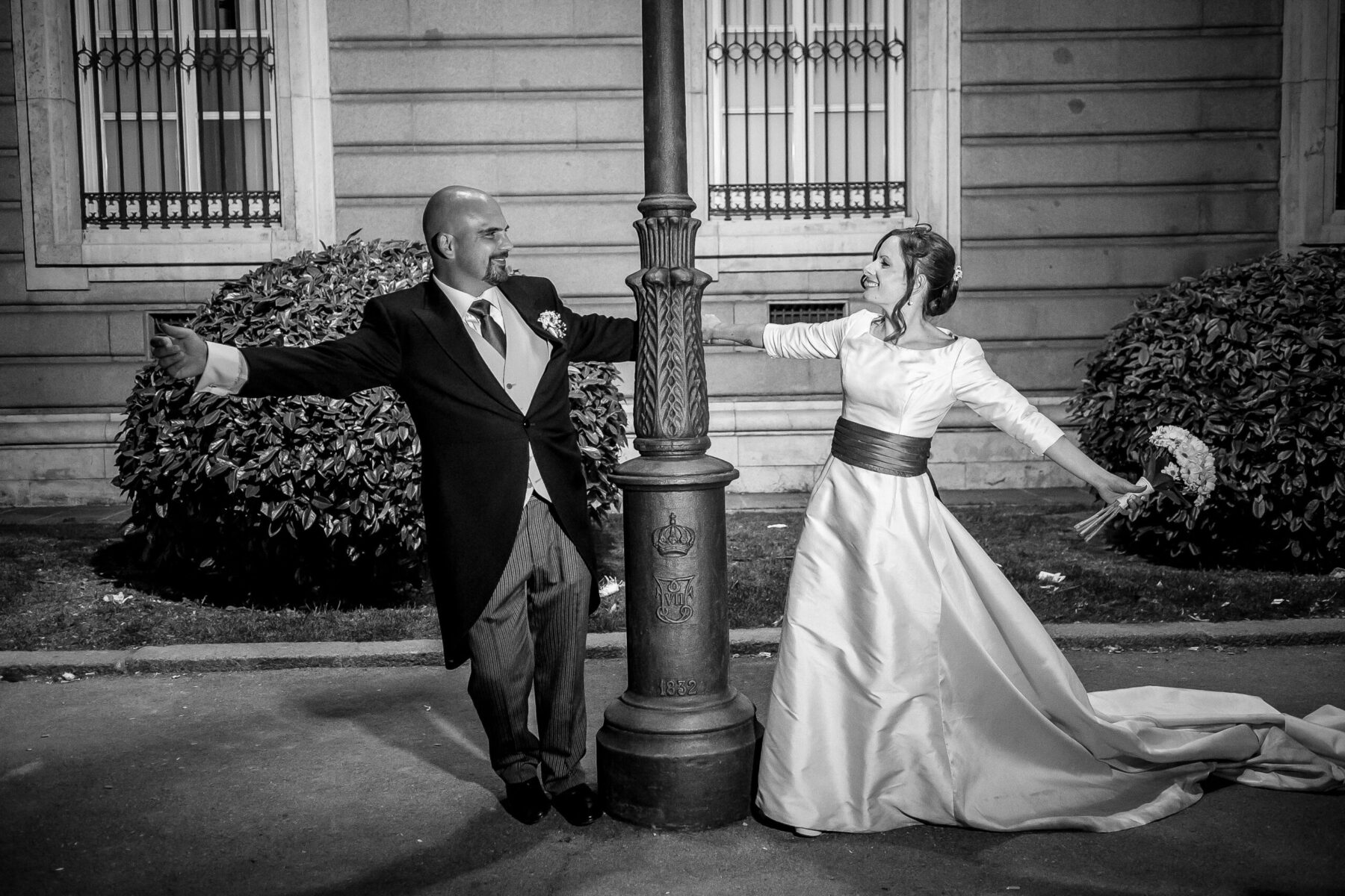 FOTOS DE BODA NOCTURNA EN MADRID