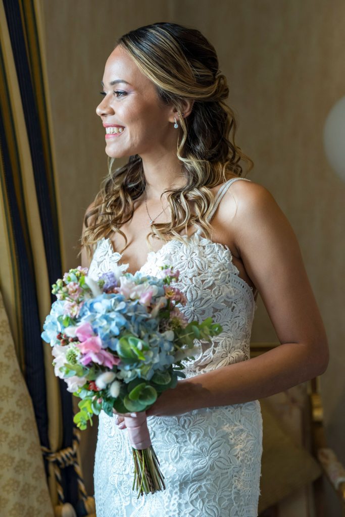 preparativos de novios en el Hotel Intercontinental