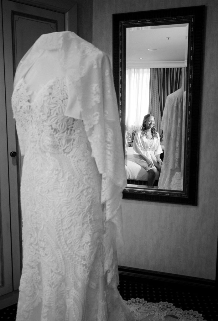 preparativos de novios en el Hotel Intercontinental