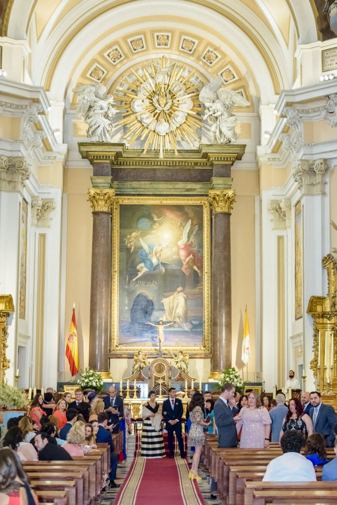 FOTO BODA EN IGLESIA CATEDRAL CASTRENSE