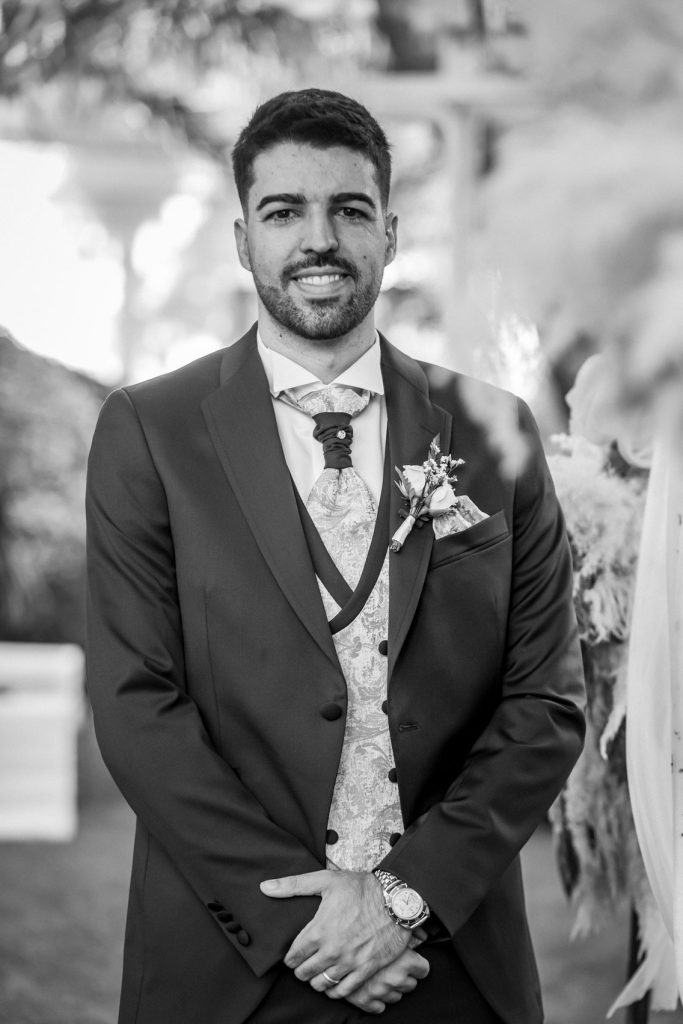 Fotos preparativos del novio