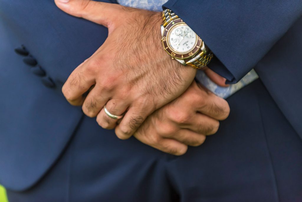 Fotos preparativos del novio