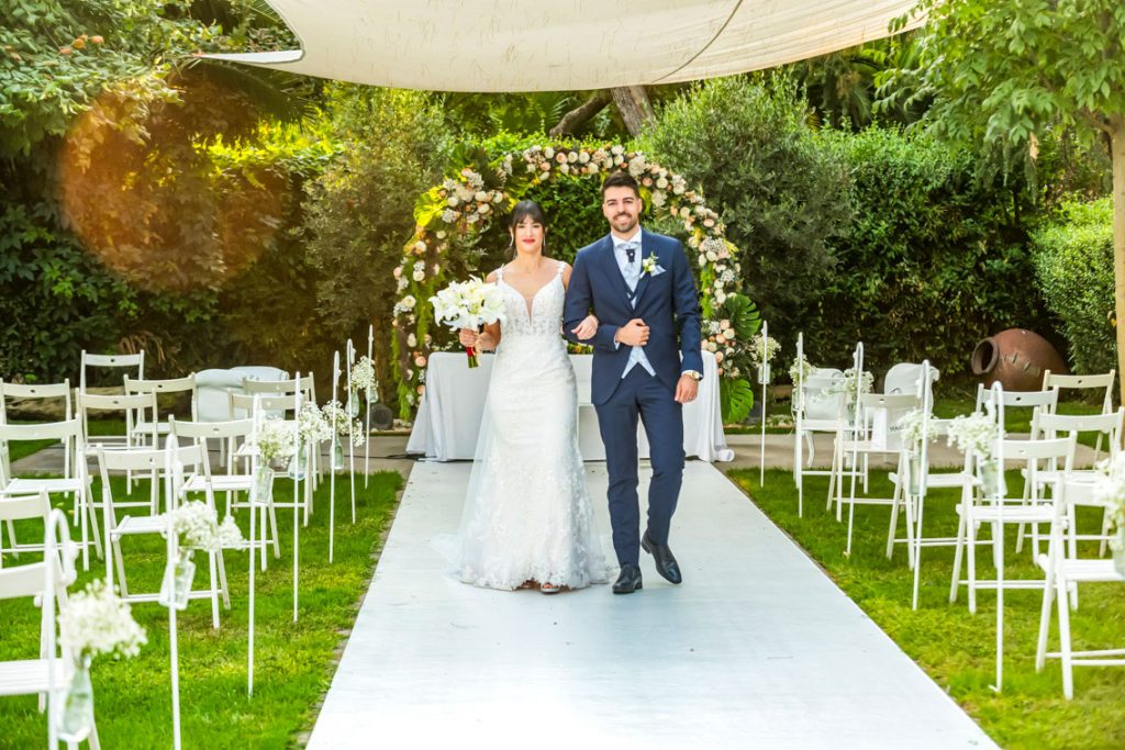 Fotos de la ceremonia de la Boda en el Mirador de Cuatro Vientos