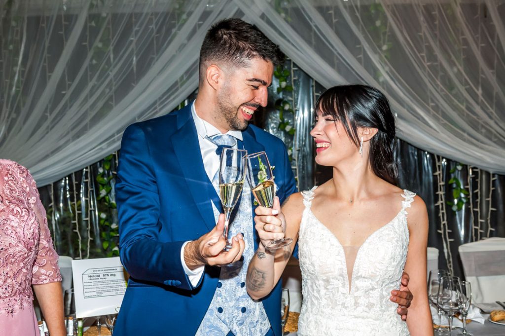 Fotos del cóctel de la boda en el Mirador de Cuatro Vientos