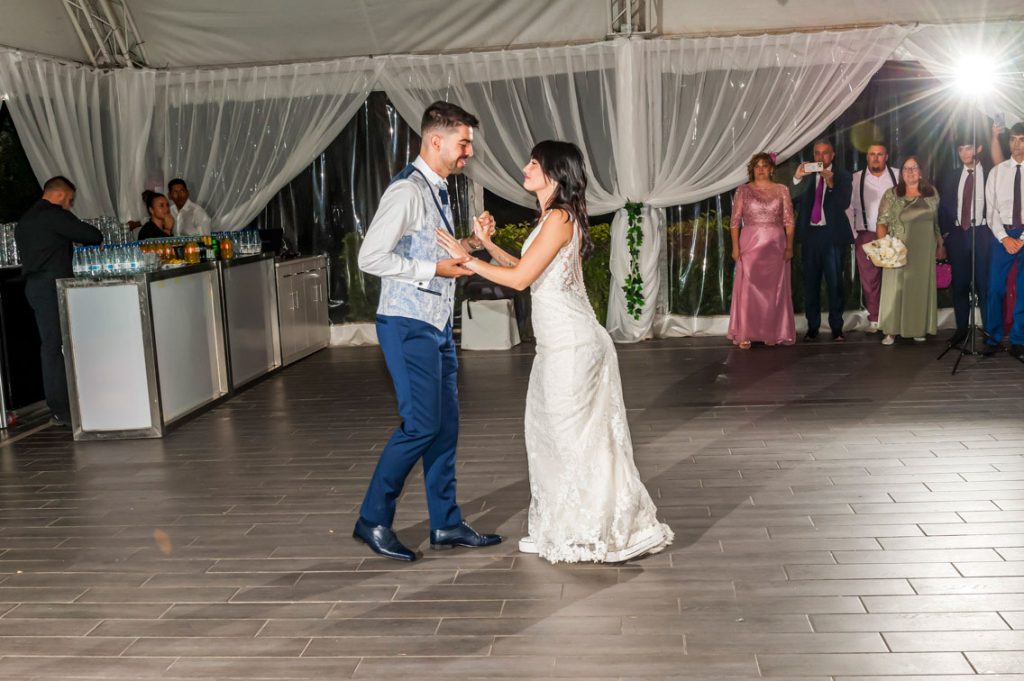 Fotos del baile de la boda en el Mirador de Cuatro Vientos