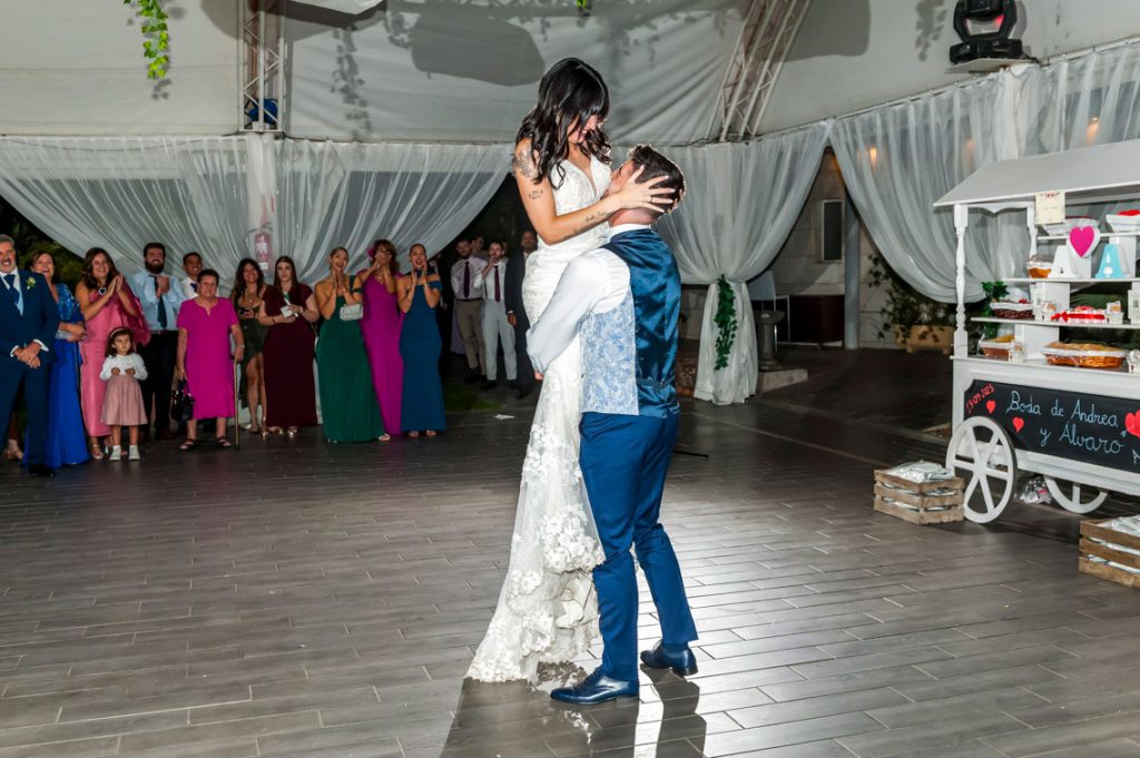Fotos del baile de la boda en el Mirador de Cuatro Vientos