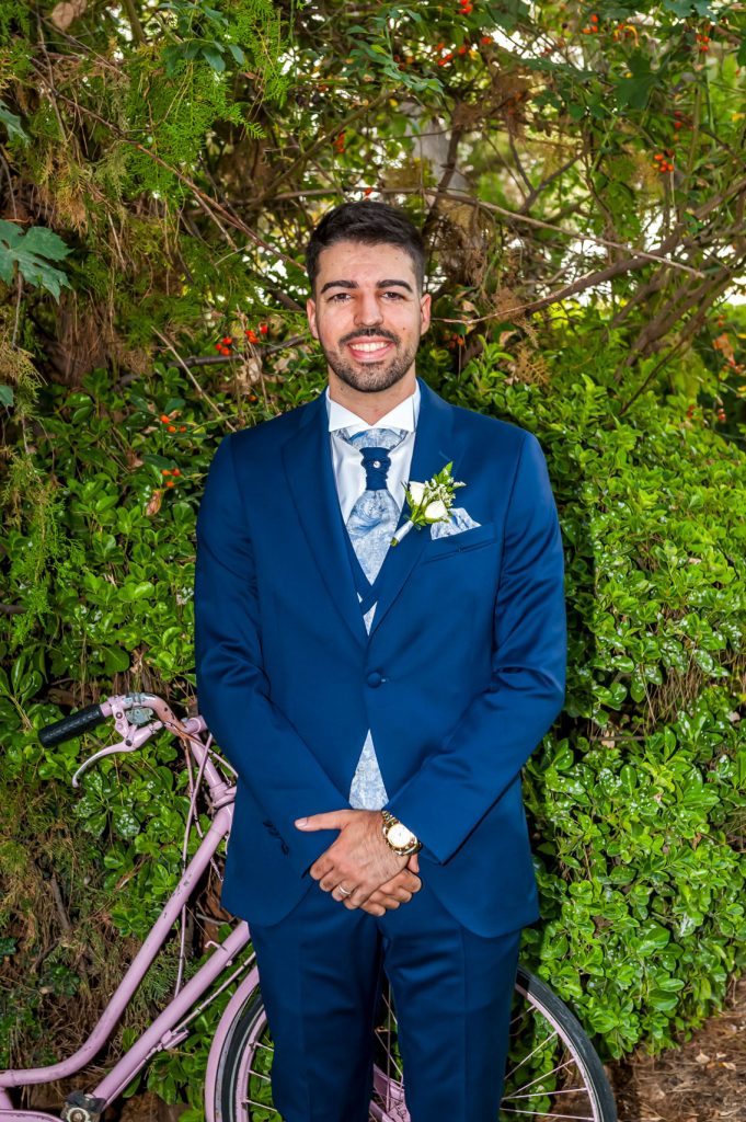 Fotos preparativos del novio